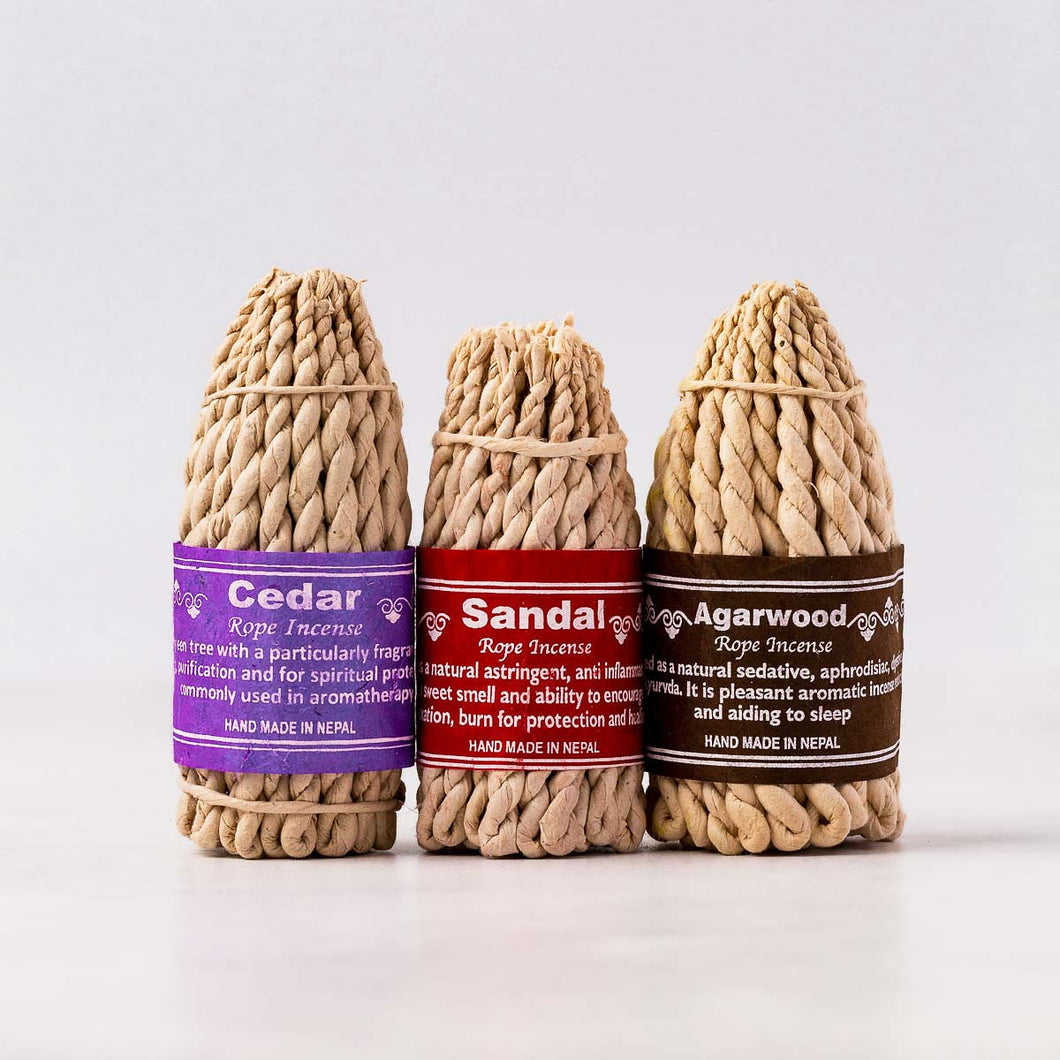 Nepalese Rope Incense - Pack of 3